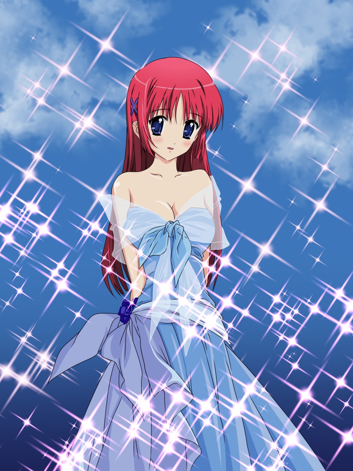 da capo da capo (series) shirakawa kotori cleavage dress